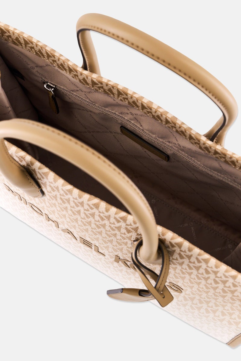 Michael Kors Women Monogram Logo Mirella Tote Bag, Multicolor - Image 4